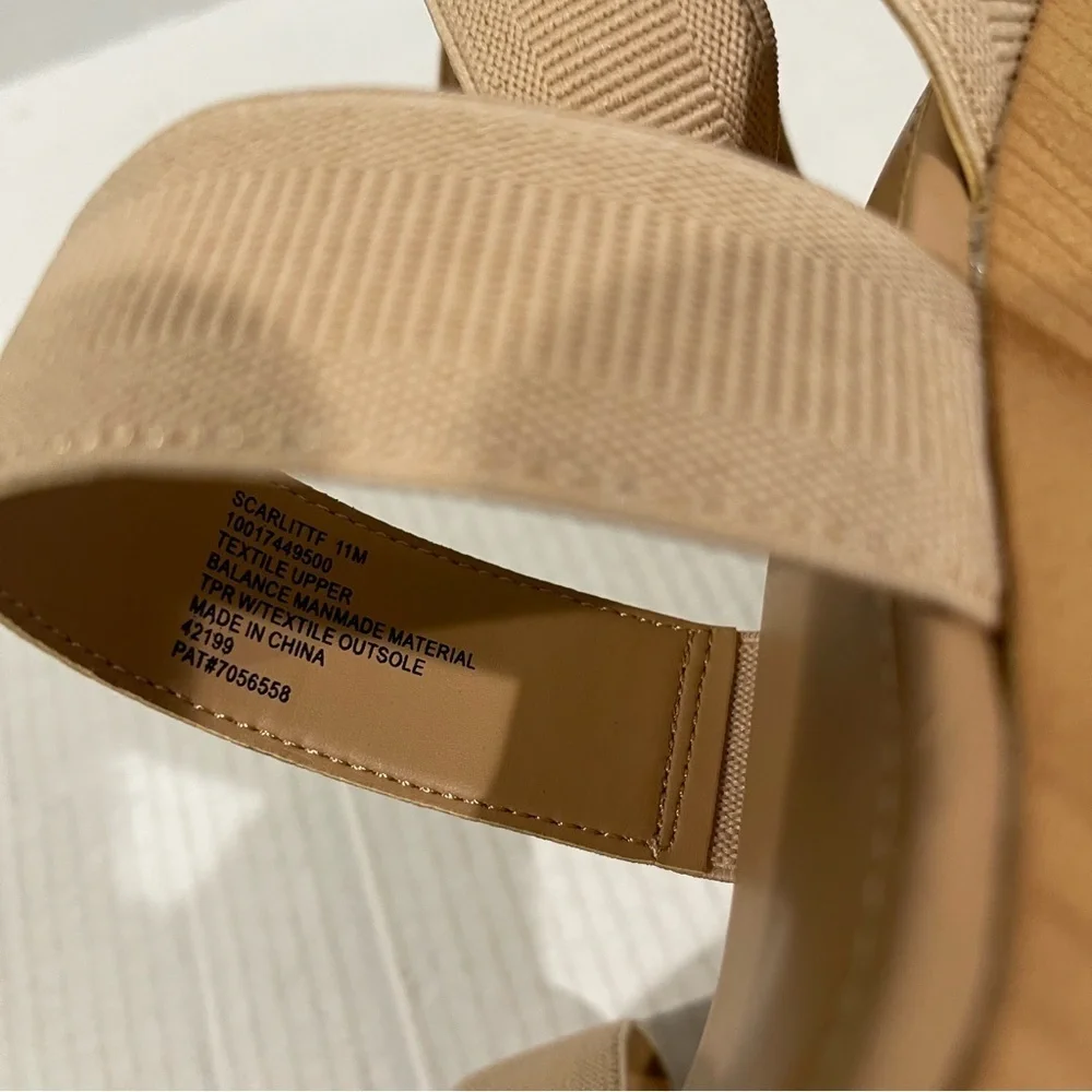 Women’s Wild Pair Scarlitt Tan Faux Leather Ankle Strap Pumps Size 11 US! - Picture 6 of 8